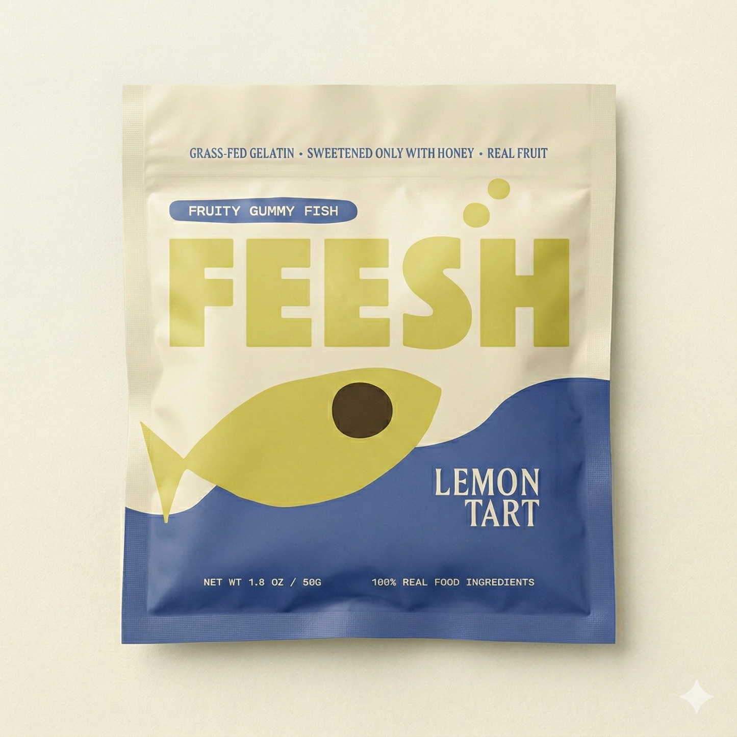 Lemon Tart Fruity Gummy Fish
