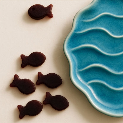 Summer Raspberry Fruity Gummy Fish